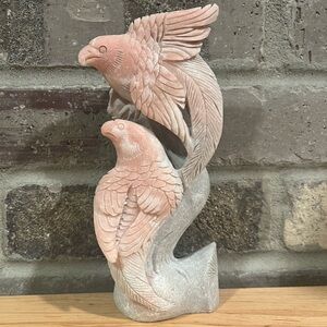 Pink Opal Bird Carving